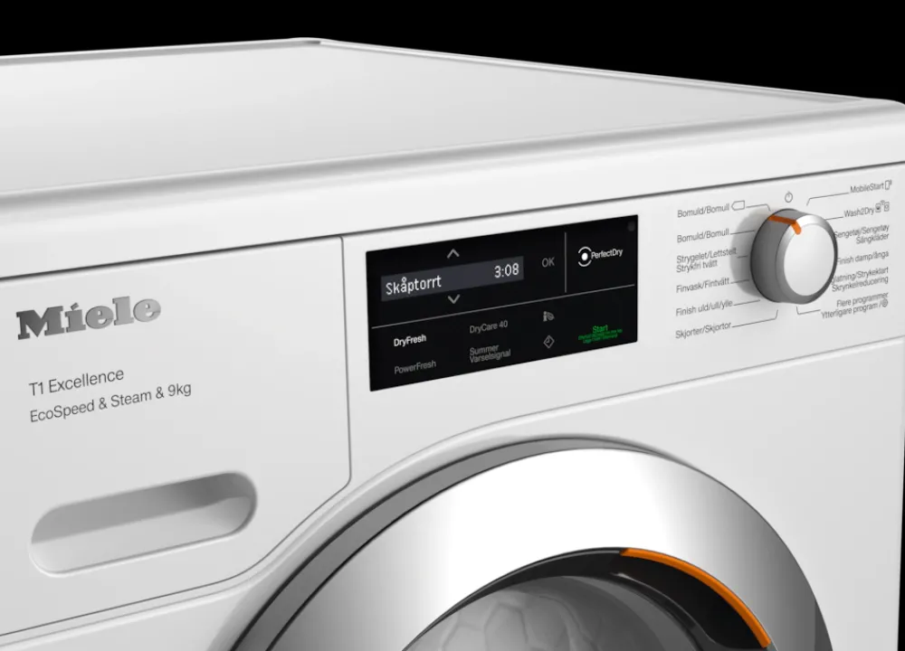 Hot Tel785Wp Ecospeed&Steam&9Kg Tørretumblere